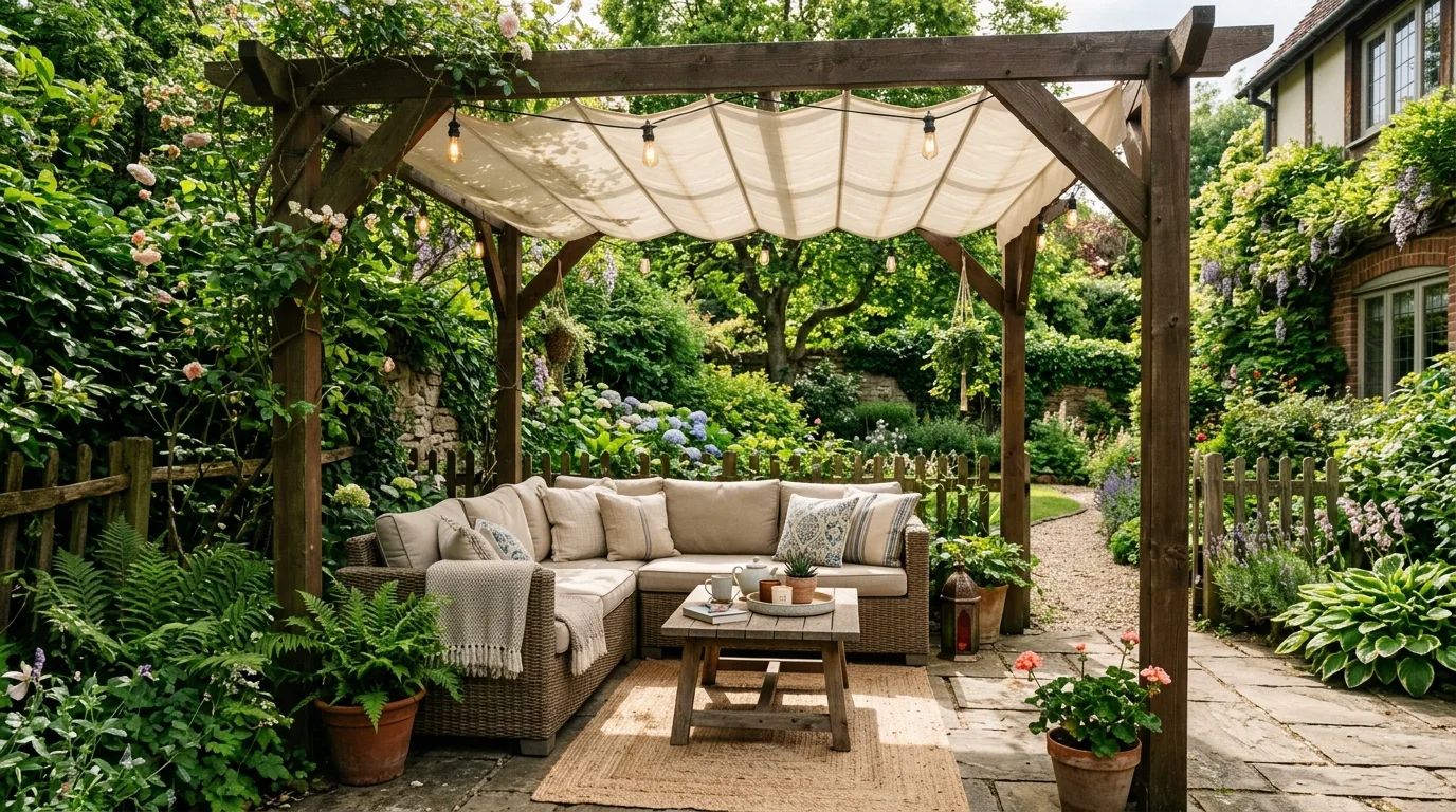 7 Pergola with Roof Ideas for Shade and Style